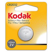 Элемент питания Kodak Max CR 2032 1BL (батарейка) картинка 